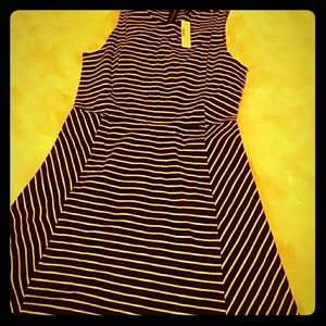 Black and white dress